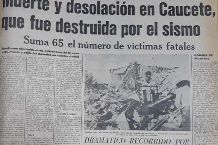 A 41 años, así cubrió DIARIO DE CUYO el terremoto del 77
