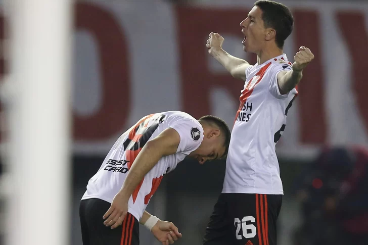 River, con dos penales, sacó diferencias ante Cerro Porteño para ir tranquilo a Paraguay
