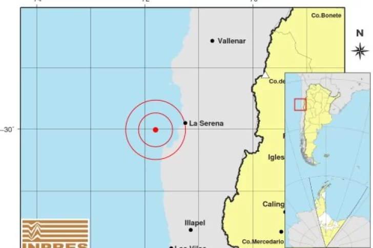 Un fuerte sismo en Chile sacudió la noche sanjuanina