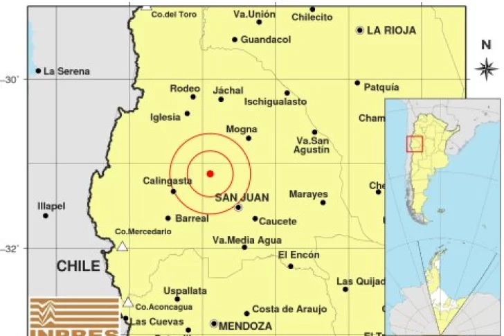 Un temblor de 3,5 grados sacudió el suelo sanjuanino