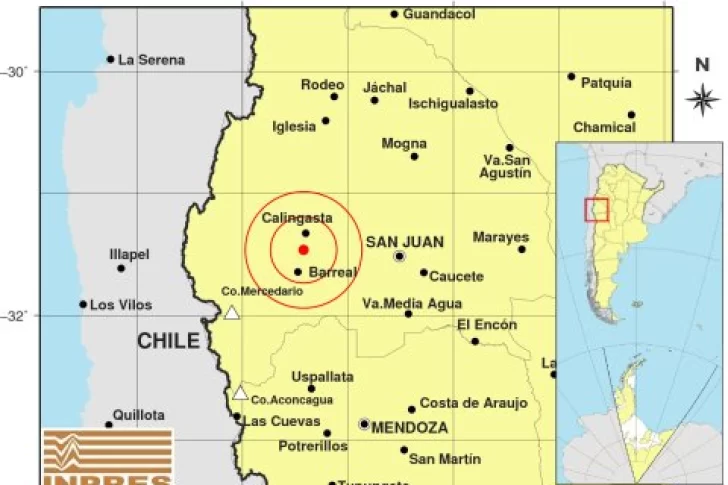 Otro sismo sacudió el suelo calingastino por la mañana