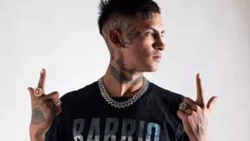 El cantante L-Gante se lamentó luego de quedar varado en el exterior