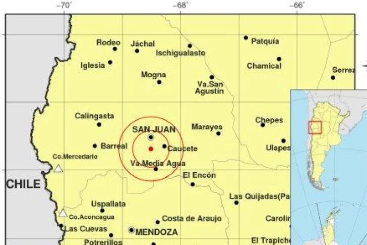 Un sismo de baja profundidad y 3,1 grados alteró la siesta del viernes