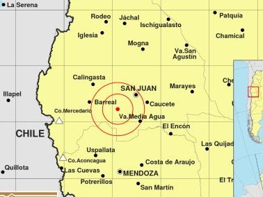 Un temblor de 3,4° sacudió la tarde sanjuanina Un temblor de 3,4° sacudió la tarde sanjuanina