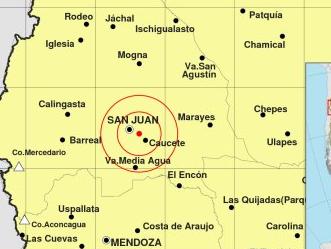 Un temblor de 3.3° sacudió a los sanjuaninos durante la madrugada Un temblor de 3.3° sacudió a los sanjuaninos durante la madrugada