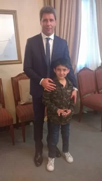 Sueño cumplido: Jonás desayunó con el gobernador el día de su cumpleaños Sueño cumplido: Jonás desayunó con el gobernador el día de su cumpleaños