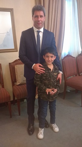 Sueño cumplido: Jonás desayunó con el gobernador el día de su cumpleaños Sueño cumplido: Jonás desayunó con el gobernador el día de su cumpleaños