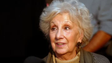 Estela de Carlotto apoyó a los mapuches: “Son perseguidos, se tuvieron que defender”