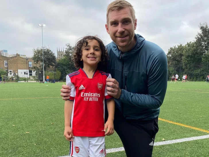 Arsenal fichó a un jugador de 4 años Arsenal fichó a un jugador de 4 años