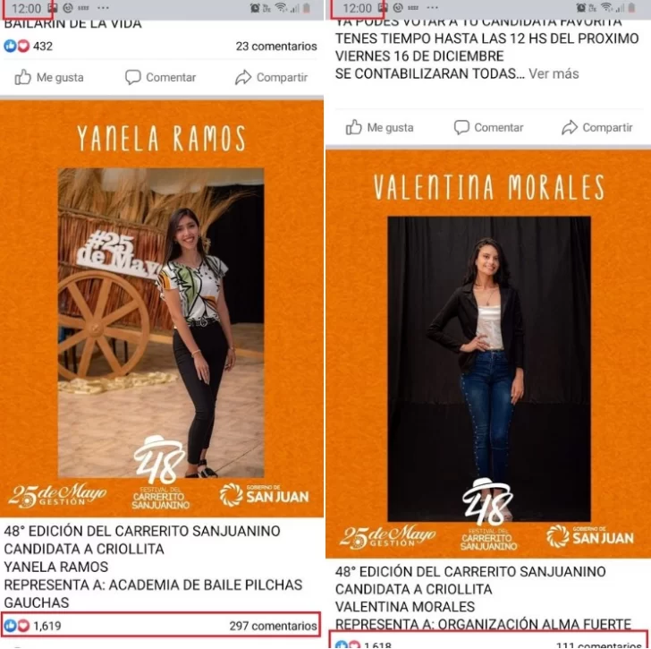 Escándalo por una guerra virtual en la previa a la elección de la Criollita Veinticinqueña