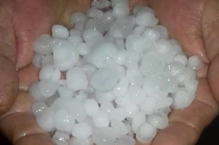 Cayó granizo en varias zonas de San Juan