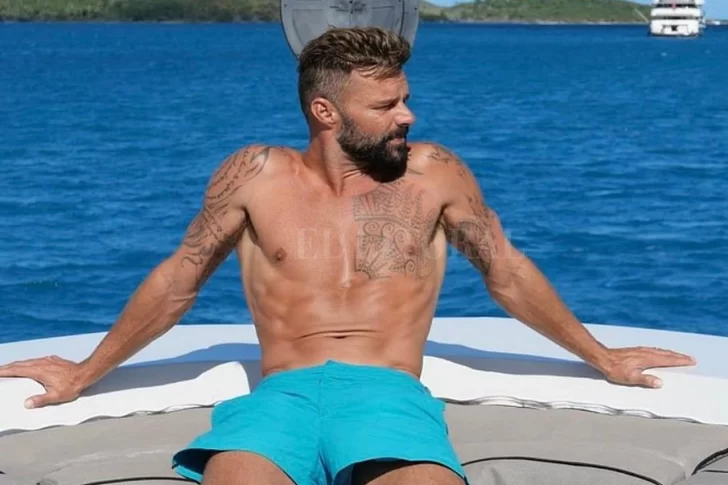 Las lujosas vacaciones en yate de Ricky Martin y su novio