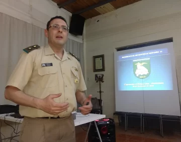 El Regimiento de Infantería visitó el Rotary Club de Rivadavia El Regimiento de Infantería visitó el Rotary Club de Rivadavia