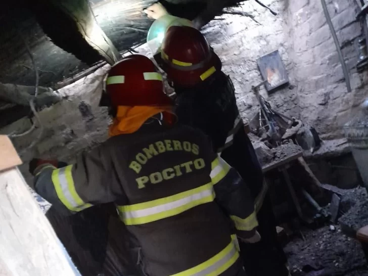 Una garrafa mal conectada causó el incendio de una casa Una garrafa mal conectada causó el incendio de una casa