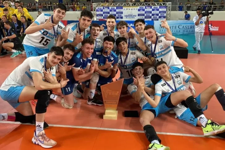 Los sanjuaninos Mateo Gómez y Juan Sánchez barrieron a Brasil y se consagraron campeones