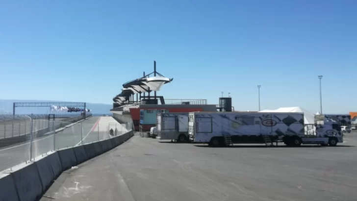 La largada del Turismo Carretera en El Villicum será desde la recta larga La largada del Turismo Carretera en El Villicum será desde la recta larga