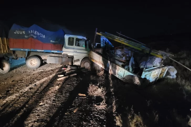 Aparatoso choque en Ruta 40 entre tres pesos pesados