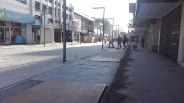 Liberaron el primer tramo de la peatonal para mejorar la circulación