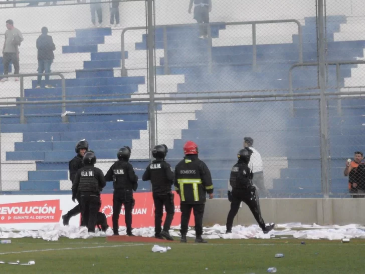 Los daños por la final Unión-Aberastain alcanzaron un monto de 400.000 pesos Los daños por la final Unión-Aberastain alcanzaron un monto de 400.000 pesos