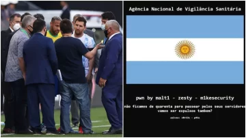 Hackearon el sitio web de Anvisa y dejaron un mensaje provocador Hackearon el sitio web de Anvisa y dejaron un mensaje provocador