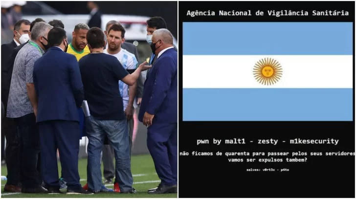 Hackearon el sitio web de Anvisa y dejaron un mensaje provocador Hackearon el sitio web de Anvisa y dejaron un mensaje provocador