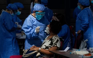 Reportan 27.119 contagios de coronavirus en el país, un 115% más que la semana pasada Reportan 27.119 contagios de coronavirus en el país, un 115% más que la semana pasada