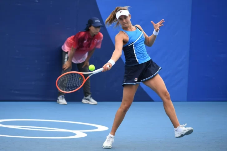Terminó el sueño olímpico de Nadia Podoroska en singles