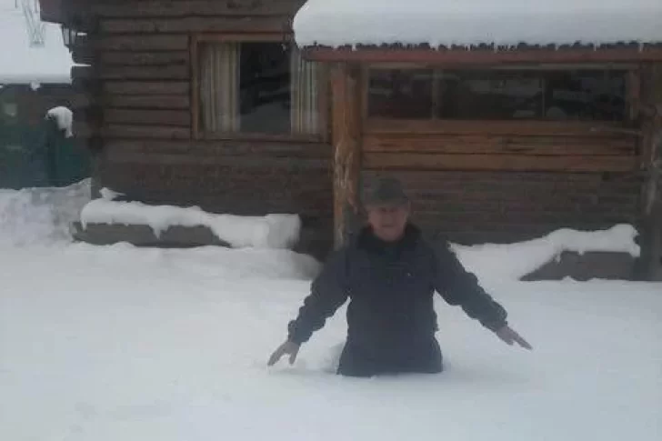 Impactantes imágenes del temporal en Chubut