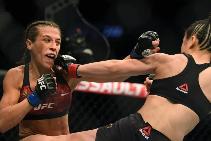 El irreconocible rostro de una polaca que protagonizó una pelea por el título de UFC