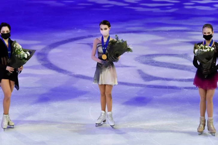 Mundial de Patinaje sobre hielo: por primera vez en la historia tres patinadoras rusas colman el podio