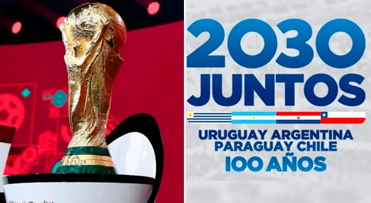“Mundial Centenario”, Argentina, Uruguay, Chile y Paraguay lanzan su candidatura para 2030