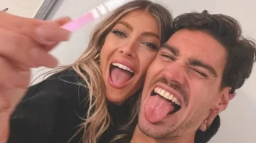 Cande Ruggeri mostró la reacción de su papá al enterarse de que está embarazada Cande Ruggeri mostró la reacción de su papá al enterarse de que está embarazada