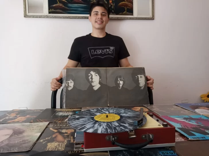 El frenesí de un joven sanjuanino por los discos de vinilo y la época dorada del cine