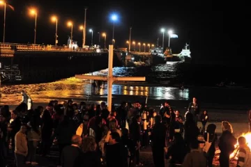 Via Crucis submarino en Puerto Madryn
