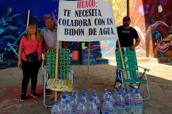 Campaña para llevar agua a Huaco: mirá dónde podés ayudar