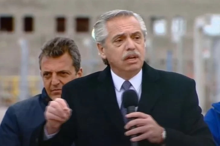 Alberto Fernández encabezó un acto junto a Massa: “Tengo el sueño de darle la banda”