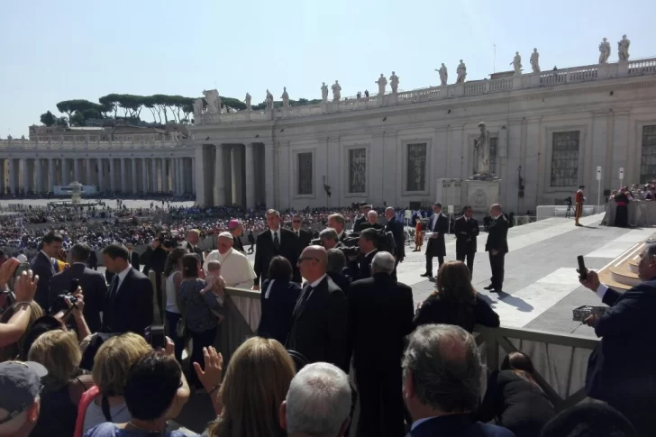 Una bendición y regalo al Papa