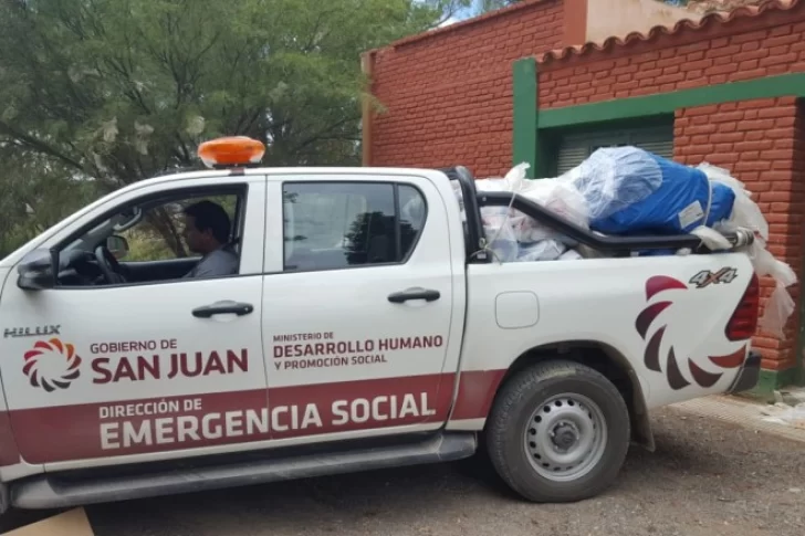 Tuvieron que asistir a 60 familias damnificadas por las últimas lluvias