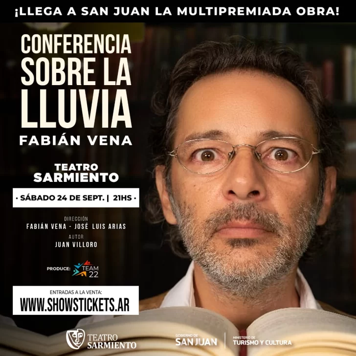 Disfrutá del mejor teatro y vení a ver a Fabián Vena con una imperdible promo Disfrutá del mejor teatro y vení a ver a Fabián Vena con una imperdible promo