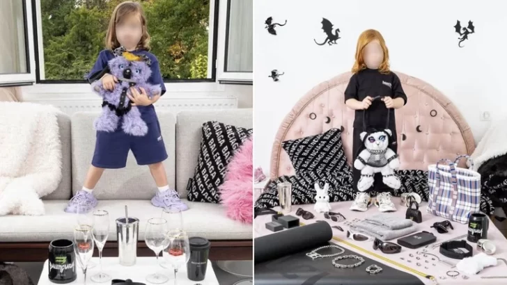 Escándalo por una campaña de Balenciaga con niños y elementos sadomasoquistas Escándalo por una campaña de Balenciaga con niños y elementos sadomasoquistas