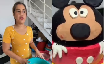 La repostera que hizo la torta de Mickey respondió a las críticas: “Me ofendió” La repostera que hizo la torta de Mickey respondió a las críticas: “Me ofendió”