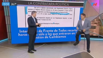 El insólito método de Adrián Ventura para cubrir un error en TN El insólito método de Adrián Ventura para cubrir un error en TN