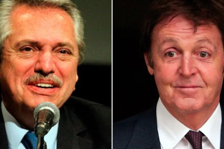 Paul McCartney le mandó una carta a Alberto Fernández: el curioso motivo