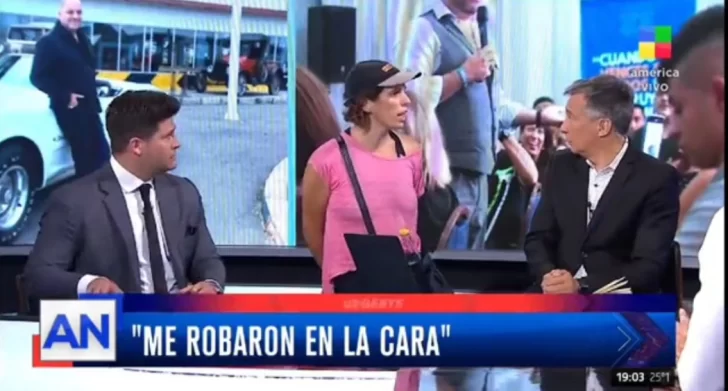 Una mujer irrumpió en vivo en América Noticias Una mujer irrumpió en vivo en América Noticias