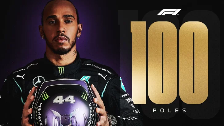 Lewis Hamilton logró su pole número 100 en España y hace historia en al Fórmula 1