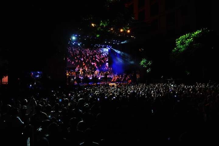 Los Palmeras coparon el Obelisco Los Palmeras coparon el Obelisco