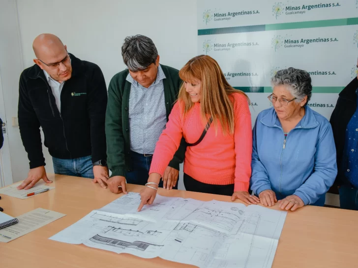 Minas Argentinas financió el proyecto arquitectónico del Club Juventud Unida