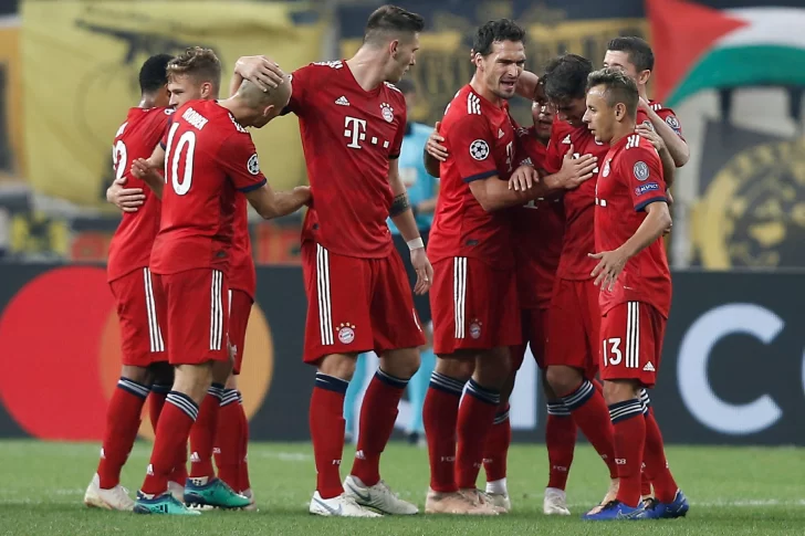 Bayern Munich derrotó como visitante al AEK Atenas y sigue como líder