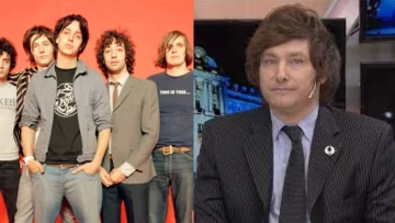 Confundieron a Javier Milei con un integrante de “The Strokes” Confundieron a Javier Milei con un integrante de “The Strokes”