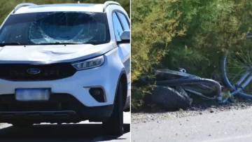 Un ciclista está grave luego de ser atropellado por el ministro de Seguridad de Chubut Un ciclista está grave luego de ser atropellado por el ministro de Seguridad de Chubut